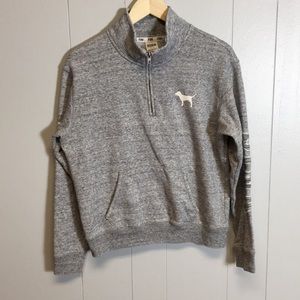 VS Pink Quarter Zip Sweatshirt